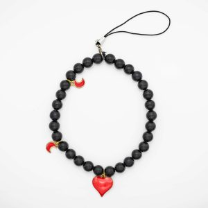 Black Tourmaline Phone Charm